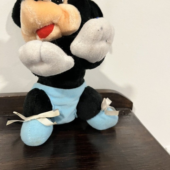 Vintage 1984 Disney Land World Mickey Mouse Crawling Baby Stuffed Plush w OG TAG - Picture 7 of 15